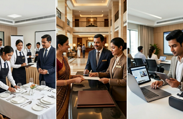 Hospitality Training Methods Compared: In-Academy vs On-Site vs Digital in India