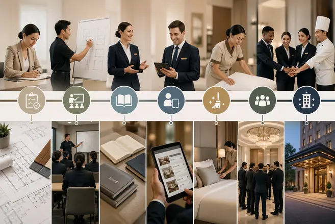 Hotel Pre-Opening Training Timeline: How to Prepare Your Team Before Day One