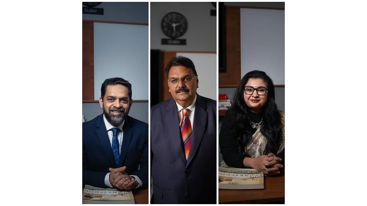 Adevo Co-Founders (left to right) Brendon Pereira, Krishna Shantakumar, and Rashmi Koppar